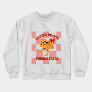 Puzzle Heart Crewneck Sweatshirt